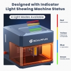 SCULPFUN iCube Ultra Dual 12W 1 2W Laser Engraver  10000mm/min Speed  150x135mm Working Area  Built-in Smoke Filter  4 Light Mo