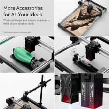 ATOMSTACK Swift 7W Laser Engraver  10000mm/min Speed  0 1mm Precision  0 08x0 04mm Laser Spot  300x300mm Working Area  Accessor