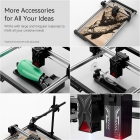 ATOMSTACK Swift 7W Laser Engraver  10000mm/min Speed  0 1mm Precision  0 08x0 04mm Laser Spot  300x300mm Working Area  Accessor
