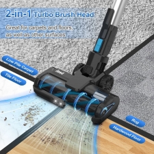 INSE S62 Cordless Stick Vacuum  30kPa Powerful Suction  45 Min Runtime  LED Headlights  5-Stage HEPA