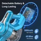 INSE S62 Cordless Stick Vacuum  30kPa Powerful Suction  45 Min Runtime  LED Headlights  5-Stage HEPA