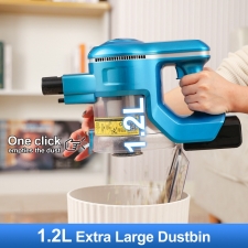 INSE S62 Cordless Stick Vacuum  30kPa Powerful Suction  45 Min Runtime  LED Headlights  5-Stage HEPA