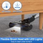 INSE S62 Cordless Stick Vacuum  30kPa Powerful Suction  45 Min Runtime  LED Headlights  5-Stage HEPA