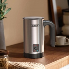 HiBREW M3A 4 in 1 Milk Frother Foamer  Fully Automatic Milk Warmer  Cold/Hot Frothing  130ml Frothing Capacity
