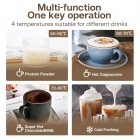 HiBREW M3A 4 in 1 Milk Frother Foamer  Fully Automatic Milk Warmer  Cold/Hot Frothing  130ml Frothing Capacity