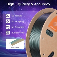 ERYONE Burnt Titanium Dual Color PLA Filament 1kg - Green