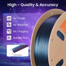 ERYONE Burnt Titanium Dual Color PLA Filament 1kg - Blue