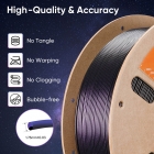 ERYONE Burnt Titanium Tri Color PLA Filament 1kg - Black