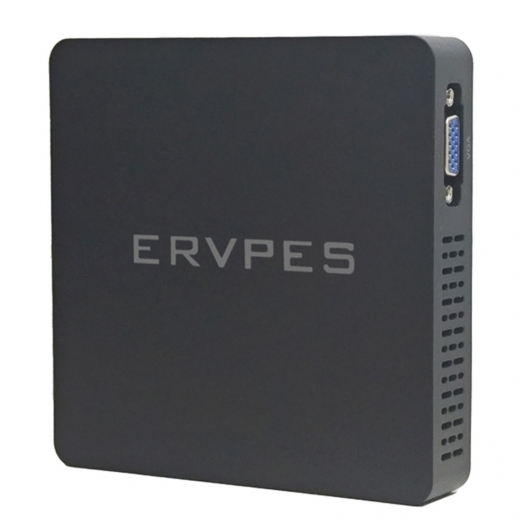 ERVPES B20E Mini PC  Intel J3710 4 Cores Max 2 64GHz  8GB RAM 128GB SSD  Dual Screen Display  WiFi 5 Bluetooth 5 0  2*USB3 0  2
