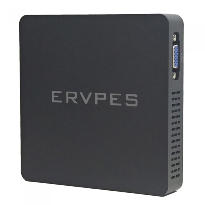 ERVPES B20E Mini PC  Intel J3710 4 Cores Max 2 64GHz  8GB RAM 128GB SSD  Dual Screen Display  WiFi 5 Bluetooth 5 0  2*USB3 0  2