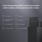 ERVPES B20E Mini PC  Intel J3710 4 Cores Max 2 64GHz  8GB RAM 128GB SSD  Dual Screen Display  WiFi 5 Bluetooth 5 0  2*USB3 0  2