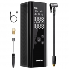 GOOLOO GT150 Portable Tire Inflator  150PSI Cordless Air Compressor  7500mAh Battery  5 Inflation Modes  4X Faster Tire Pump  P
