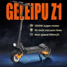 GELEIPU Z1 Electric Scooter  1200W Motor  48V 20Ah Battery  10 inch Tires  60km/h Max Speed  60km Range  Front