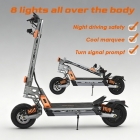 GELEIPU GT EVO Electric Scooter  1600W*2 Motor  60V 36Ah Battery  11 inch Tires  86km/h Max Speed  95km Range  Hydraulic Brakes