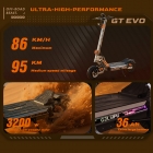 GELEIPU GT EVO Electric Scooter  1600W*2 Motor  60V 36Ah Battery  11 inch Tires  86km/h Max Speed  95km Range  Hydraulic Brakes