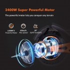 GELEIPU Z1 Pro Electric Scooter  1200W*2 Motor  52V 20Ah Battery  10 inch Tires  65km/h Max Speed  70km Range  Dual Mechanical