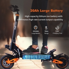 GELEIPU Z1 Pro Electric Scooter  1200W*2 Motor  52V 20Ah Battery  10 inch Tires  65km/h Max Speed  70km Range  Dual Mechanical