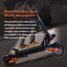 GELEIPU Z1 Pro Electric Scooter  1200W*2 Motor  52V 20Ah Battery  10 inch Tires  65km/h Max Speed  70km Range  Dual Mechanical