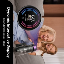 Ultenic U20 Cordless Stick Vacuum  55 000Pa Suction  1 5L Dustbin  60-Min Runtime  65cm Bendable Wand  7-Stage Filtration  Dyna