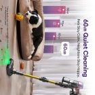 Ultenic U20 Cordless Stick Vacuum  55 000Pa Suction  1 5L Dustbin  60-Min Runtime  65cm Bendable Wand  7-Stage Filtration  Dyna