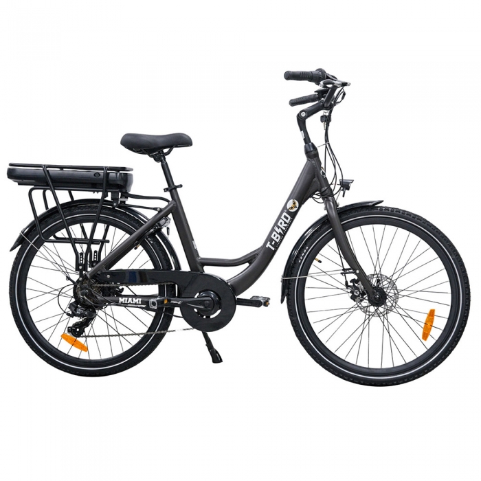 Miami-26 Electric Bike  250W Motor  36V 14 4Ah Battery  26*1 95 inch Tires  25km/h Max Speed  45km Range  Front 