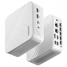 FIREBAT AM02 Mini PC  AMD Ryzen 5 7430U 6 Cores Max 4 3GHz  16GB RAM 512GB SSD  HDMI DP Type-C Triple Screen Display  WiFi 6 Bl