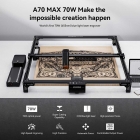 ATOMSTACK A70 Max Laser Engraving Machine black