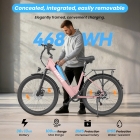 ESKUTE C100 Plus Electric Bike  250W Motor  36V 13Ah Battery  26 inch Tires  25km/h Max Speed  100km Range  Shimano 7-speed  LC