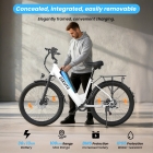 ESKUTE C100 Plus Electric Bike  250W Motor  36V 13Ah Battery  26 inch Tires  25km/h Max Speed  100km Range  Shimano 7-speed  LC