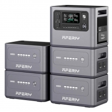 AFERIY P280 Portable Power Station  2800W AC Pure Sine Wave Output  2048Wh LiFePO4 Battery  Expandable Capacity  13 Output Port