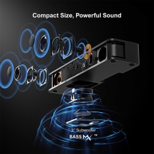 ULTIMEA Solo B30 2 1 Channel Soundbar  120W Peak Power  121 Preset EQ Matrices  Bluetooth 5 3  APP Control