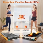 Akluer 520A-A Dual-Sided Treadmill with Shiatsu Foot Massager  2 5HP Quiet Motor  330LBS Max Capacity  LED Display 