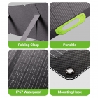 LIONSHEE LS-SP400F 400W Foldable Solar Panel  23% High Efficiency  IP67 Waterproof  Compatible with Power Station Generator/RV/