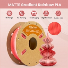 ERYONE High Speed Matte Gradient PLA Filament  1kg - Red 