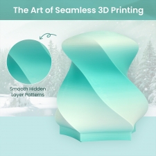 ERYONE High Speed Matte Gradient PLA Filament  1kg - Mint Green 