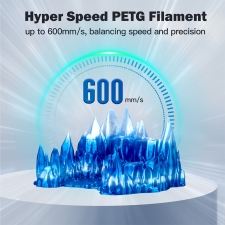 ERYONE High Speed Translucent Gradient Multi-Color PETG Filament  1kg - Dark Blue 