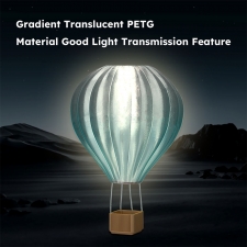 ERYONE High Speed Translucent Gradient Multi-Color PETG Filament  1kg - Light Blue 