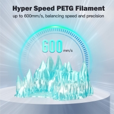 ERYONE High Speed Translucent Gradient Multi-Color PETG Filament  1kg - Light Blue 