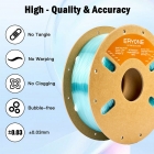ERYONE High Speed Translucent Gradient Multi-Color PETG Filament  1kg - Light Blue 