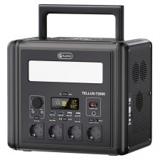 Flashfish T2000 2000W Portable Power Station  1536Wh LiFePO4 Battery  4000W Peak  1500W Fast AC Recharge  14 Outputs  for Home 