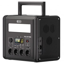 Flashfish T2000 2000W Portable Power Station  1536Wh LiFePO4 Battery  4000W Peak  1500W Fast AC Recharge  14 Outputs  for Home 