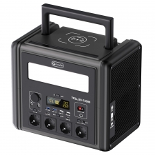 Flashfish T2000 2000W Portable Power Station  1536Wh LiFePO4 Battery  4000W Peak  1500W Fast AC Recharge  14 Outputs  for Home 