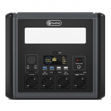 Flashfish T2000 2000W Portable Power Station  1536Wh LiFePO4 Battery  4000W Peak  1500W Fast AC Recharge  14 Outputs  for Home 