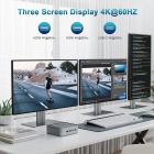 ALLIWAVA U58 Mini PC  AMD Ryzen 7 5825U 8 Cores Max 4 5GHz  16GB RAM 512GB SSD  2*HDMI USB-C 4K@60Hz Three Screen Display  WiFi