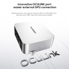 AOOSTAR MACO Mini PC Barebone  No RAM No SSD   AMD Ryzen 7 H255 8 Cores Max 4 9GHz  2*USB4   HDMI   DP Quad Screen Display  WiF