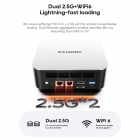 AOOSTAR MACO Mini PC Barebone  No RAM No SSD   AMD Ryzen 7 H255 8 Cores Max 4 9GHz  2*USB4   HDMI   DP Quad Screen Display  WiF