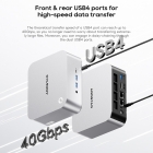 AOOSTAR MACO Mini PC Barebone  No RAM No SSD   AMD Ryzen 7 H255 8 Cores Max 4 9GHz  2*USB4   HDMI   DP Quad Screen Display  WiF