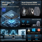 ALLIWAVA GH9 Mini PC  Intel Core i9-12900HK 14 Cores Max 5 0GHz  32GB RAM 1TB SSD Mini Desktop  HDMI USB-C DP Triple Display  W