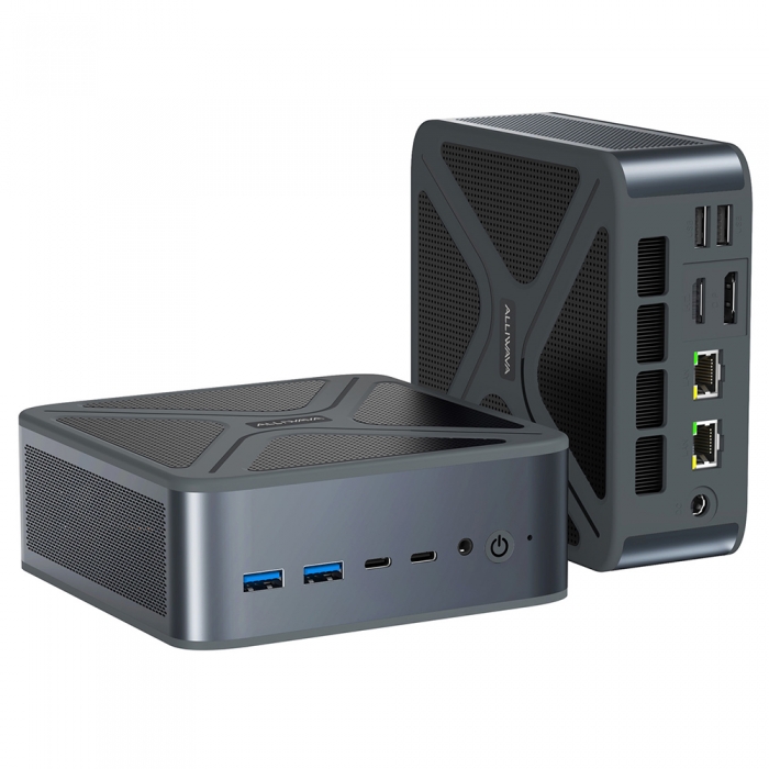 ALLIWAVA GH8 Gaming Mini PC  AMD Ryzen 9 8945HS 8 Cores Max 5 2GHz  32GB RAM 1TB SSD  HDMI DP USB4 USB-C Quad Display  WiFi 6E