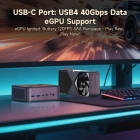 ALLIWAVA GH8 Gaming Mini PC  AMD Ryzen 9 8945HS 8 Cores Max 5 2GHz  32GB RAM 1TB SSD  HDMI DP USB4 USB-C Quad Display  WiFi 6E